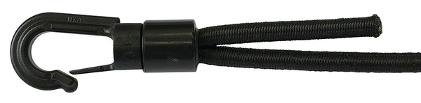 Black Plastic Compression Snap Hook for 3/16" Cordage