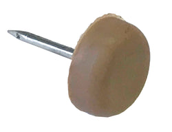 Floor Glide Nail Beige 3/4" X 1/2"