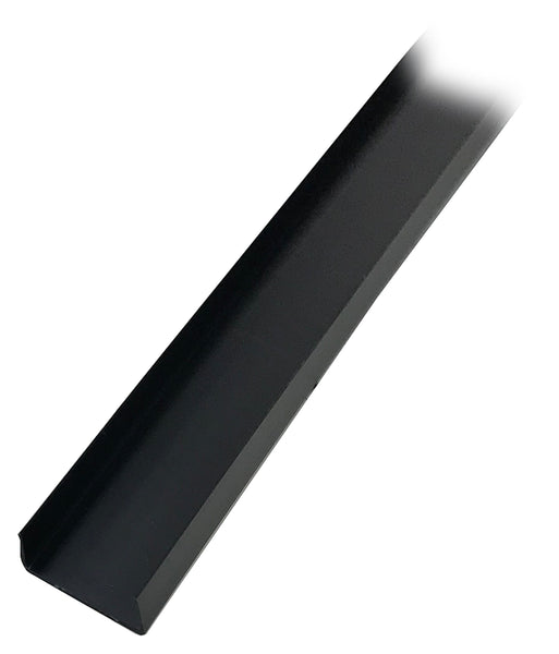 U Channel 1 1/8" – Black