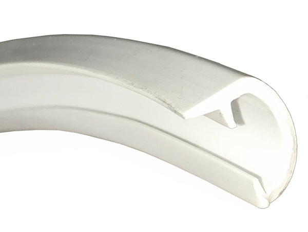Snap Over Screw Cover 1/2" Wide, White Gloss