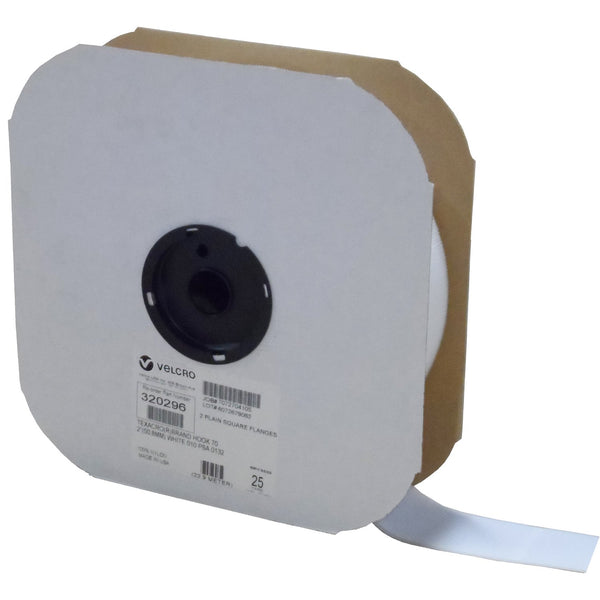 TEXACRO® Brand Hook 70 2" White Pressure Sensitive Adhesive 32 - 25 Yard Roll