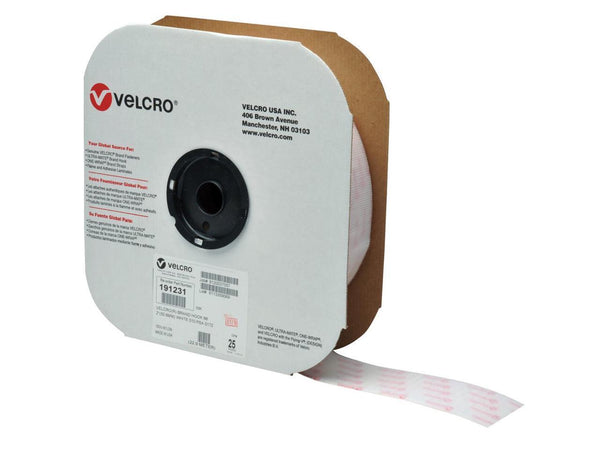 VELCRO® Brand 191231 Hook 88 2" White Pressure Sensitive Adhesive 72 - 25 Yard Roll
