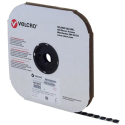 VELCRO® Brand VELCOIN® Hook 88 5/8" Black Pressure Sensitive Adhesive 72 - 1200/RL